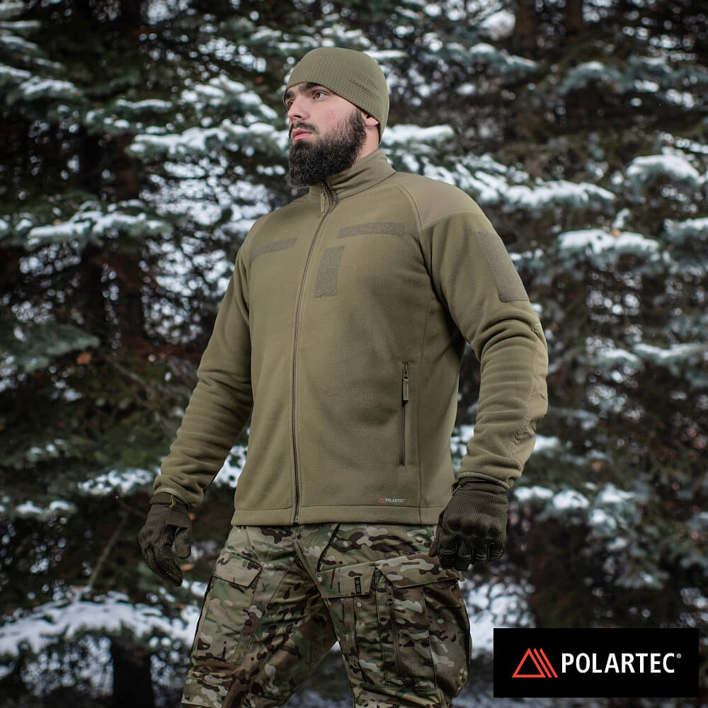 Кофта M-Tac Combat Fleece Polartec Jacket Tan Фото 3